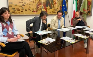 Palazzo Donini - conferenza stampa del 9 maggio 2025