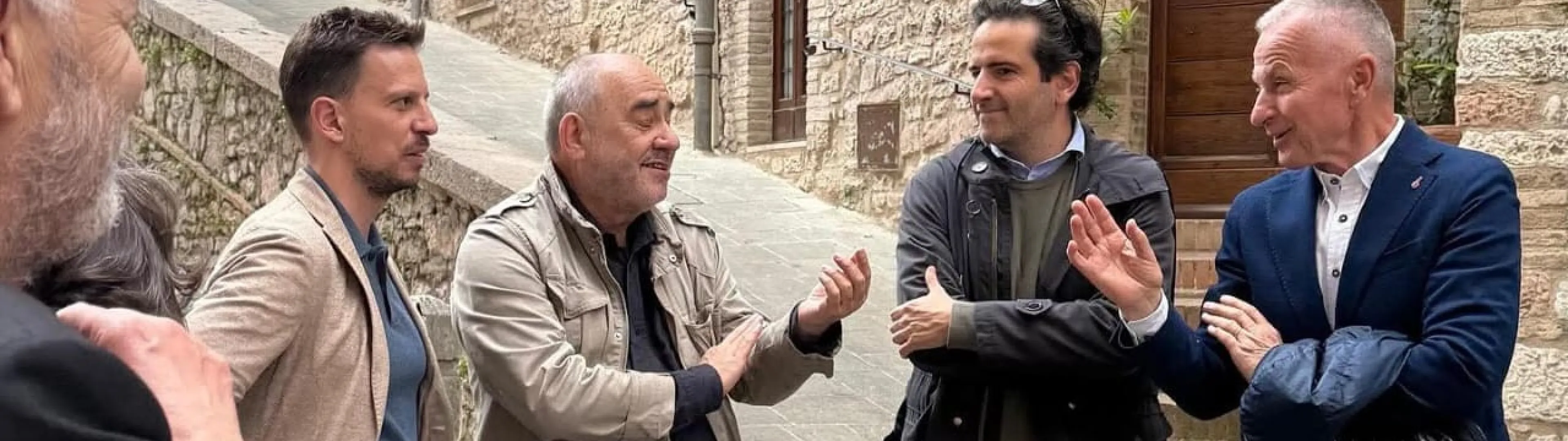 23 maggio, in visita al complesso di Assisi